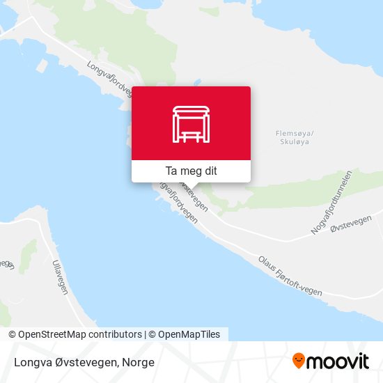 Longva Øvstevegen kart