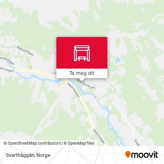 Svarthåggån kart