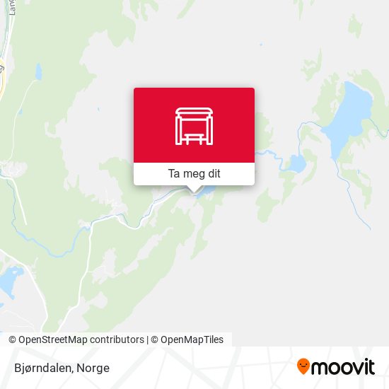 Bjørndalen N kart