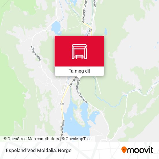 Espeland Ved Moldalia kart