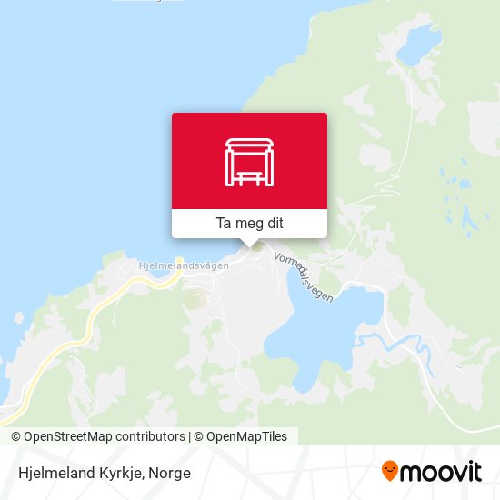 Hjelmeland Kyrkje kart