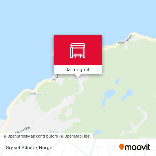 Grøset Søndre kart