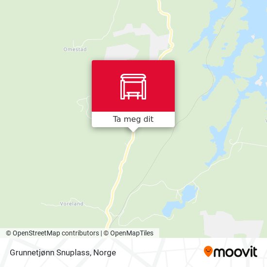 Grunnetjønn Snuplass kart