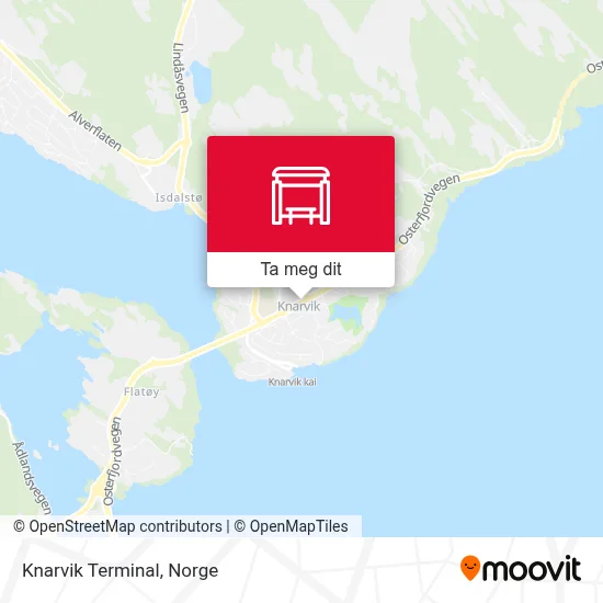 Knarvik Terminal kart