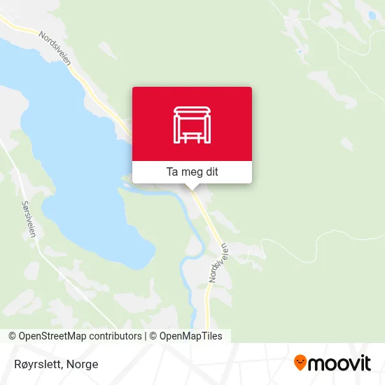 Røyrslett kart
