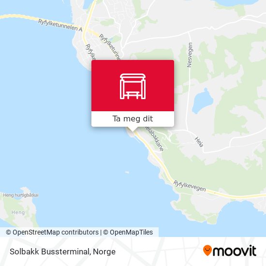 Solbakk Bussterminal kart