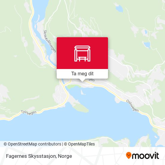 Fagernes Skysstasjon kart