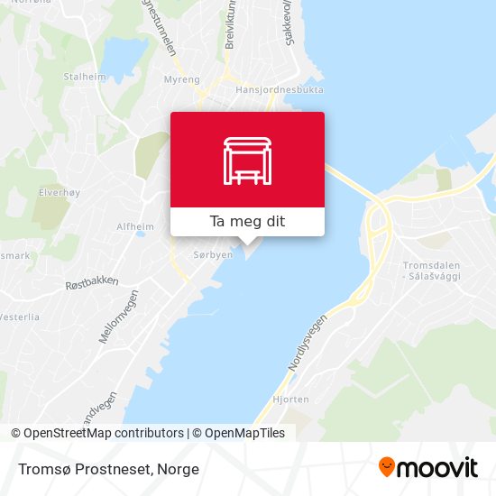 Tromsø Prostneset kart