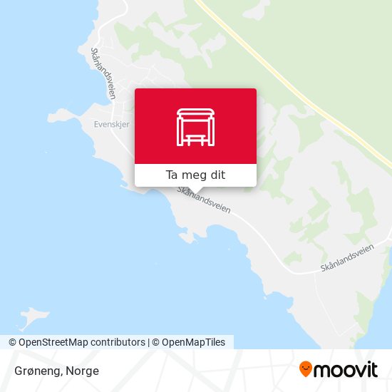 Grøneng kart