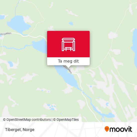 Tiberget kart