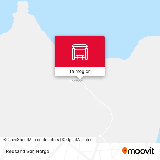Rødsand Sør kart