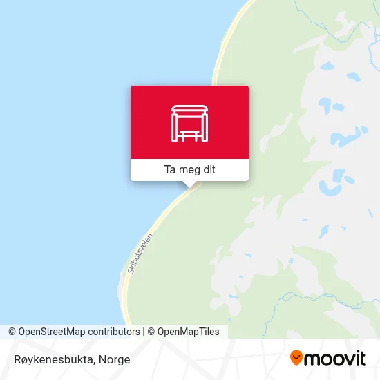 Røykenesbukta kart