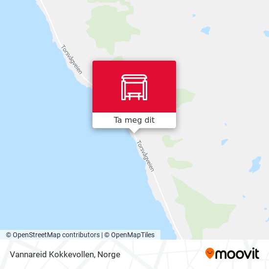 Vannareid Kokkevollen kart