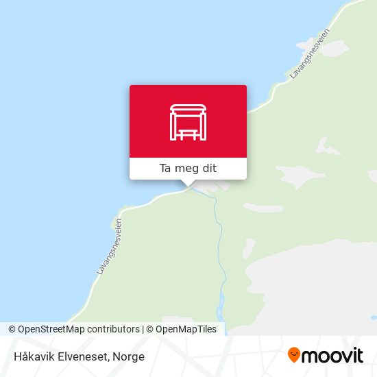 Håkavik Elveneset kart