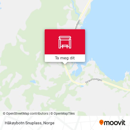Håkøybotn Snuplass kart