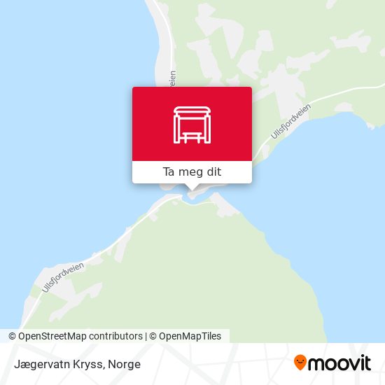 Jægervatn Kryss kart