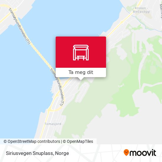 Siriusvegen Snuplass kart