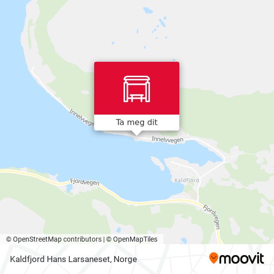 Kaldfjord Hans Larsaneset kart