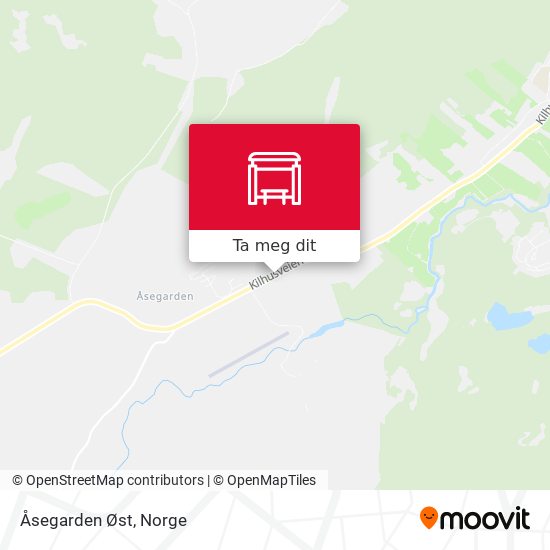 Åsegarden Øst kart