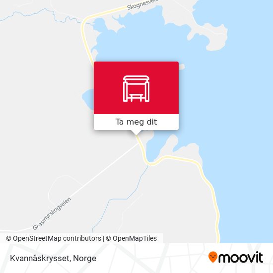 Kvannåskrysset kart