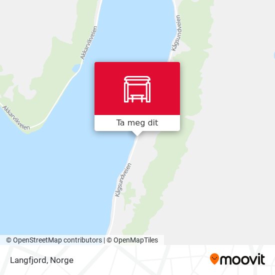 Langfjord kart