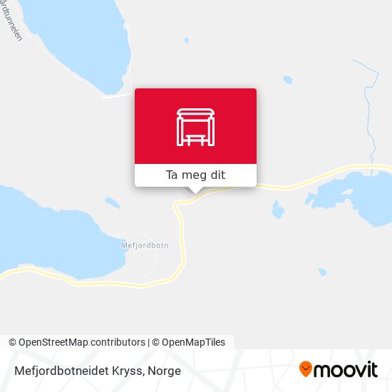 Mefjordbotneidet Kryss kart