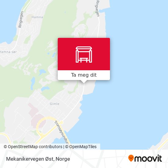 Mekanikervegen Øst kart