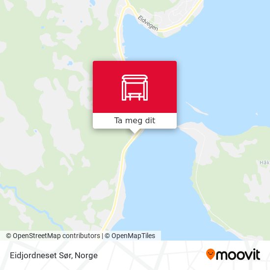 Eidjordneset Sør kart