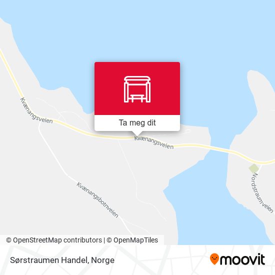 Sørstraumen Handel kart
