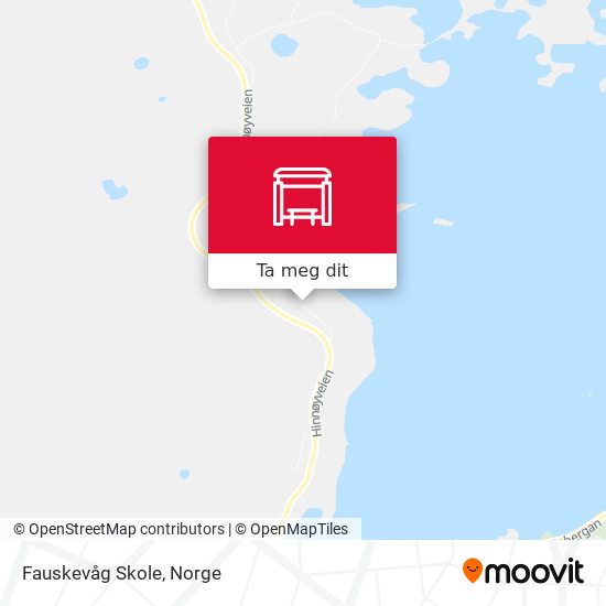 Fauskevåg Skole kart