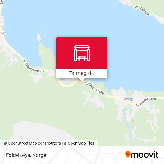 Foldvikøya kart