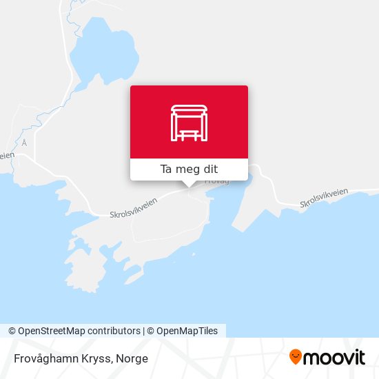 Frovåghamn Kryss kart