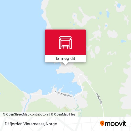 Dåfjorden Vinterneset kart