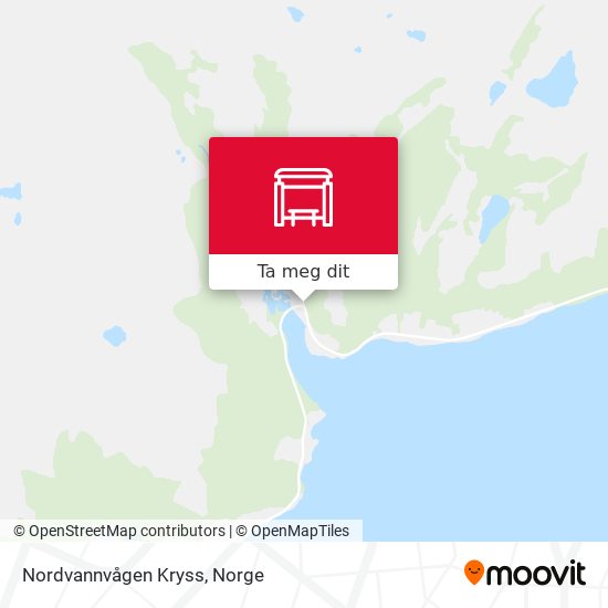 Nordvannvågen Kryss kart