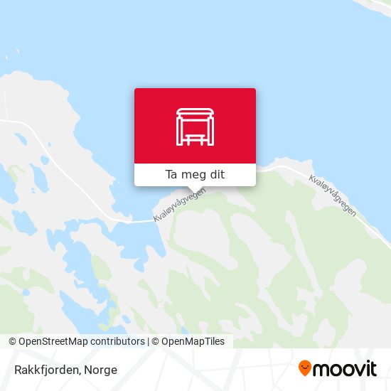 Rakkfjorden kart