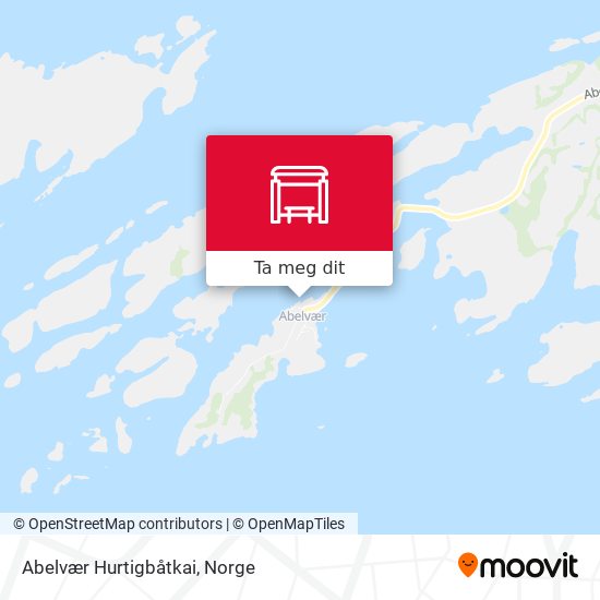 Abelvær Hurtigbåtkai kart