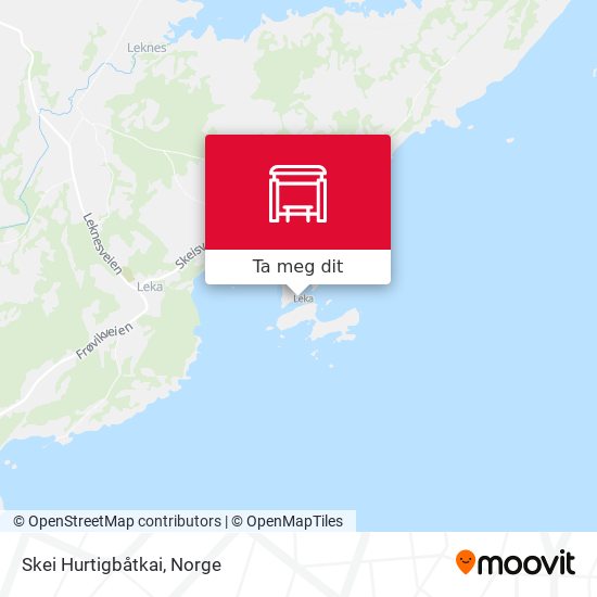 Skei Hurtigbåtkai kart