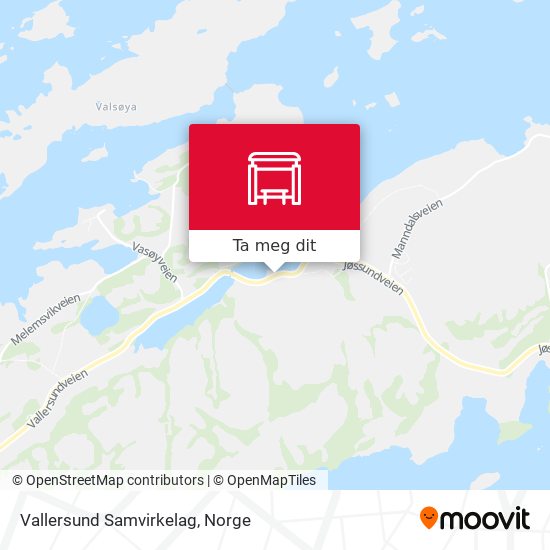 Vallersund Samvirkelag kart