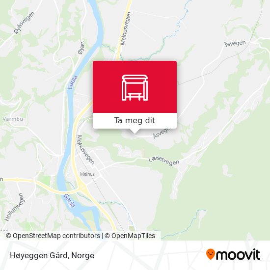 Høyeggen Gård kart