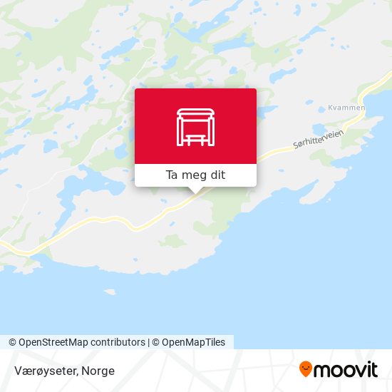 Værøyseter kart