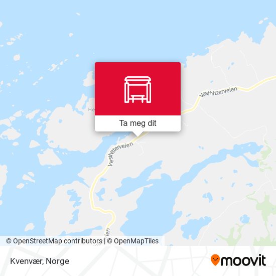 Kvenvær kart