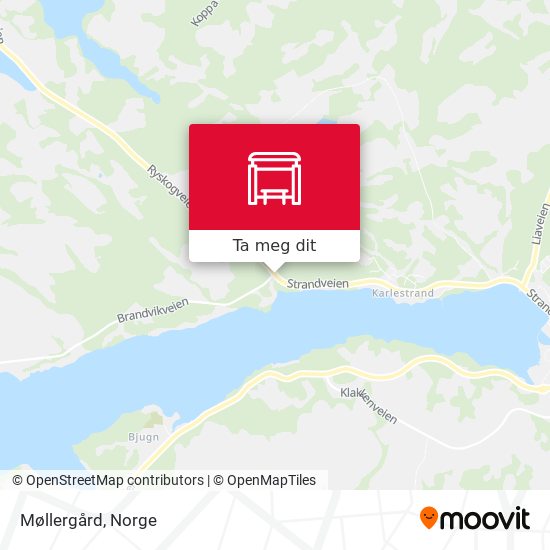 Møllergård kart
