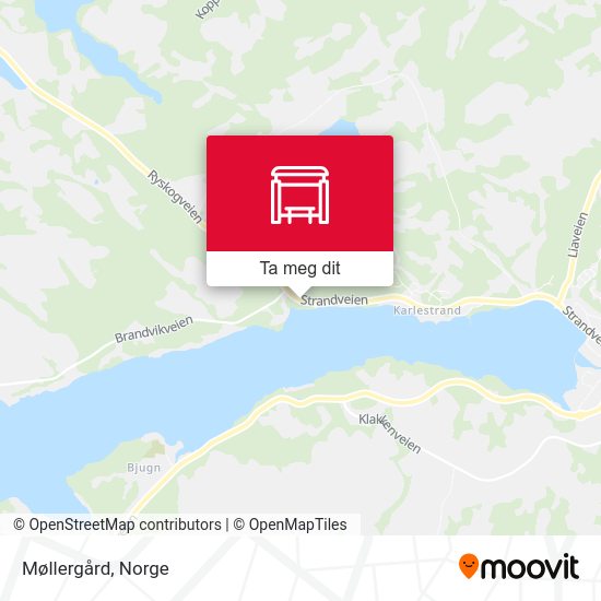 Møllergård kart