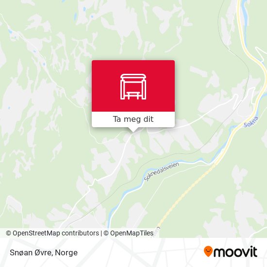 Snøan Øvre kart