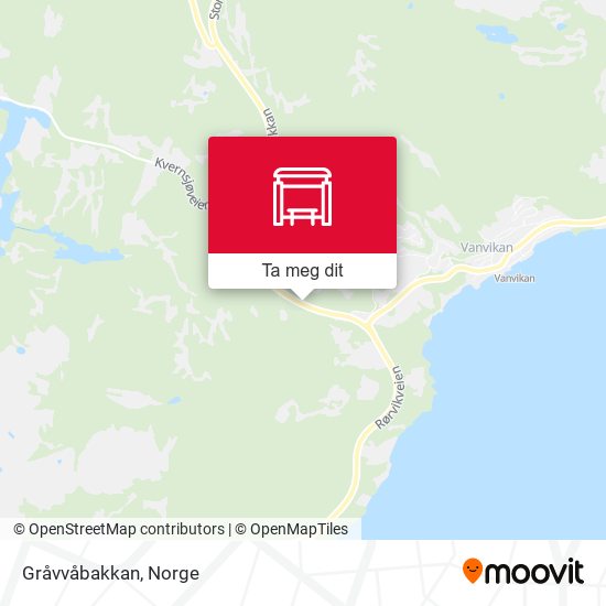 Gråvvåbakkan kart