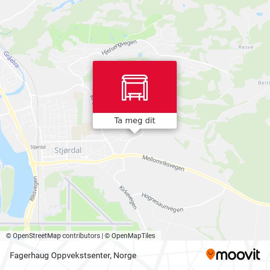 Fagerhaug Oppvekstsenter kart