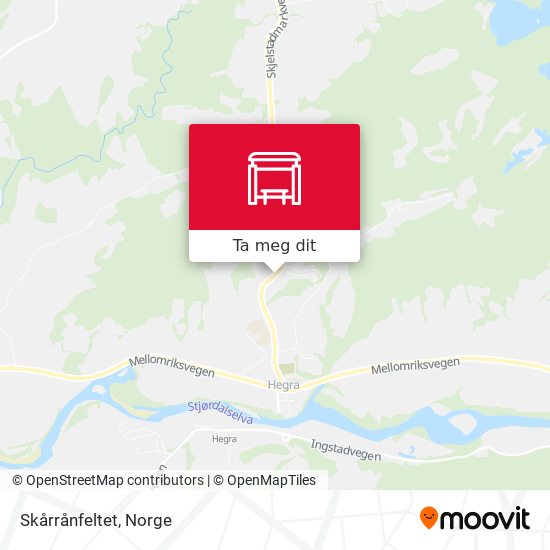 Skårrånfeltet kart