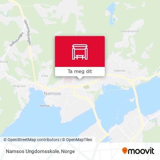 Namsos Ungdomsskole kart