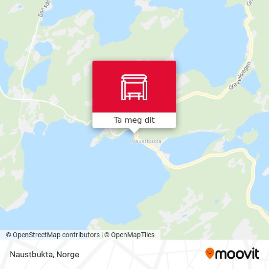 Naustbukta kart