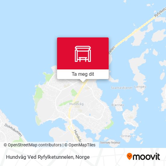 Hundvåg Ved Ryfylketunnelen kart